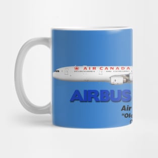 Airbus A340-500 - Air Canada "Old Colours" Mug